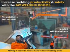 Increase welding productivity & safety - Welding Boom